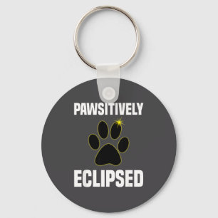 Solar Eclipse Dog Lover Total Key Ring