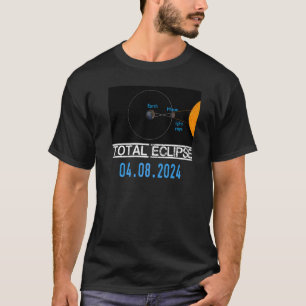 Solar Eclipse Explained Educational Astronomy Even T-Shirt