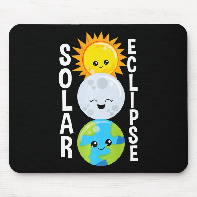 Solar Eclipse For Adults Toddlers And Kids  Mouse Pad (Front)