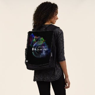 Solar Eclipse Fractal Art Spacescape Backpack