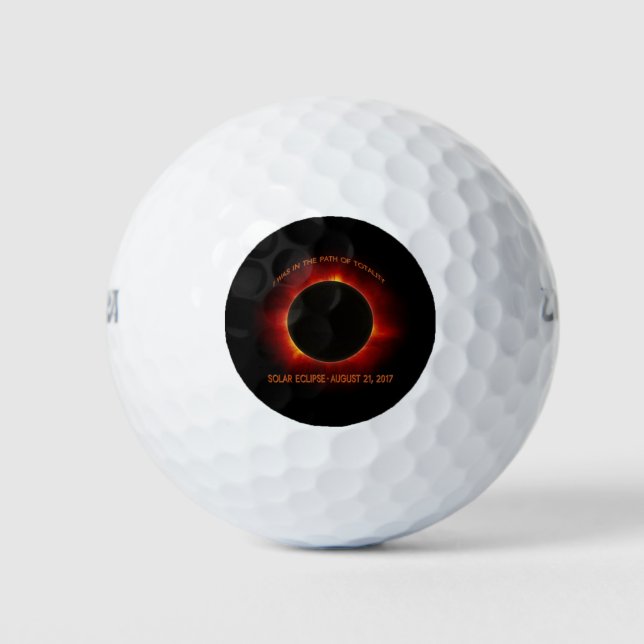 Solar Eclipse Golf Balls (Front)