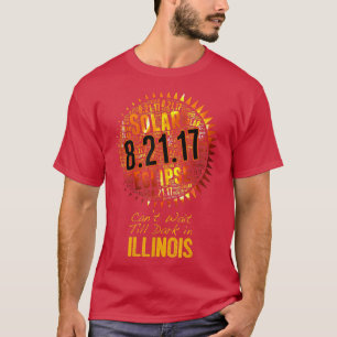 Solar Eclipse Illinois  August 2017  Astronomer Te T-Shirt
