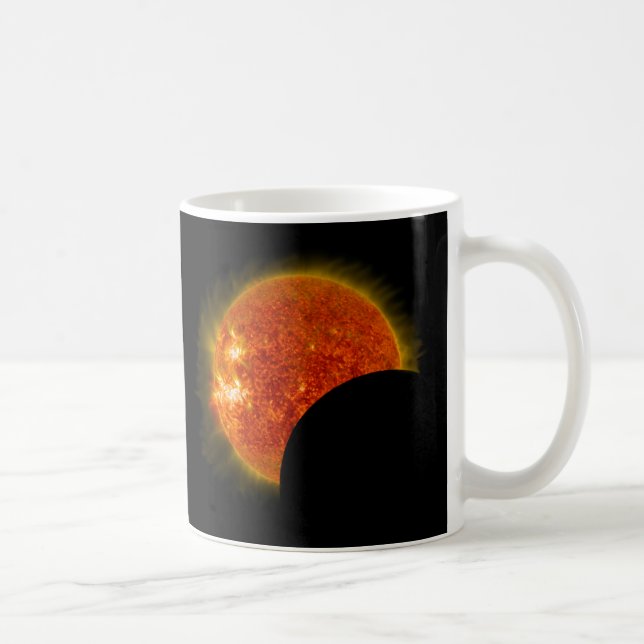 Solar Eclipse in Progress Coffee Mug (Right)