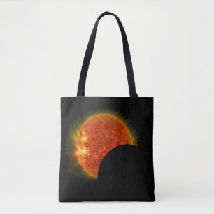 Solar Eclipse in Progress Tote Bag