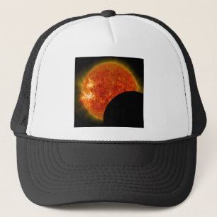 Solar Eclipse in Progress Trucker Hat