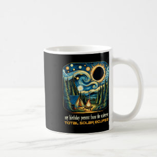 Solar Eclipse My Birthday Present From The Univers Coffee Mug