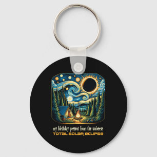 Solar Eclipse My Birthday Present From The Univers Key Ring
