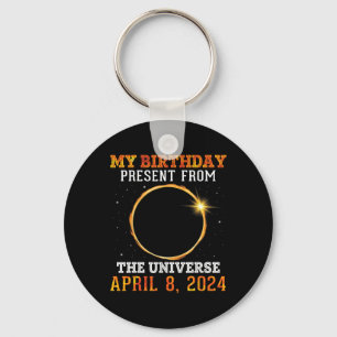 Solar Eclipse My Birthday Present From The Univers Key Ring