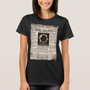 Solar Eclipse Newspaper Total Eclipse T-Shirt