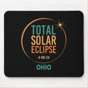 Solar Eclipse Ohio April 8 2024 Total Totality Mouse Pad