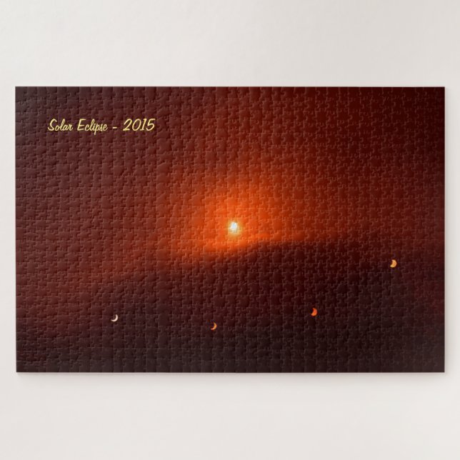 Solar Eclipse over Somerset, 2015. Jigsaw Puzzle (Horizontal)