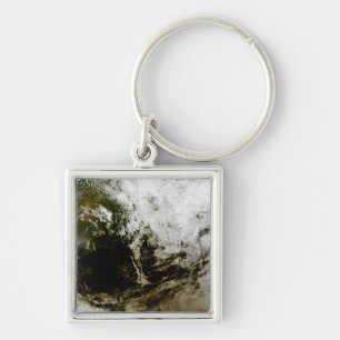 Solar eclipse over southeast Asia Key Ring