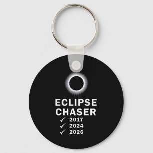 Solar Eclipse Total Eclipse Design Key Ring