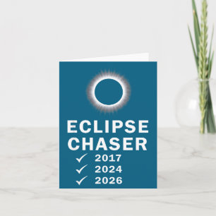 Solar Eclipse Total Eclipse Illustration Card