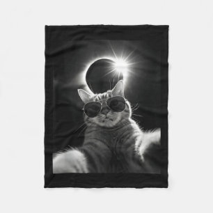 Solar Eclipse Total Solar Eclipse Fleece Blanket