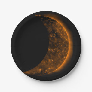 Solar Eclipse Transit Paper Plate