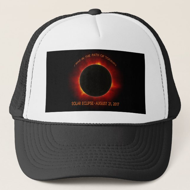 Solar Eclipse Trucker Hat (Front)