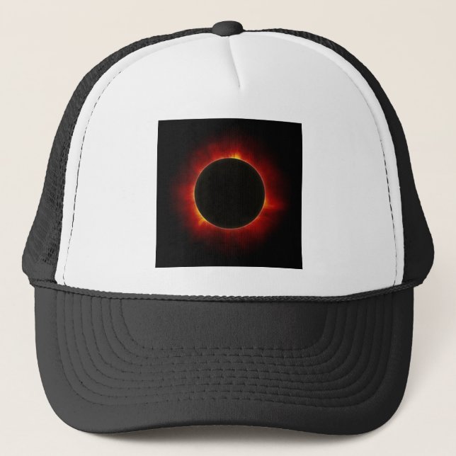 Solar eclipse trucker hat ! (Front)