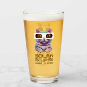 Solar Eclipse with Cat Glass