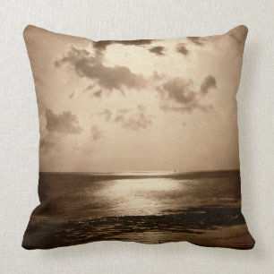 Solar Effect - Ocean, 1857 (albumen print from a c Cushion