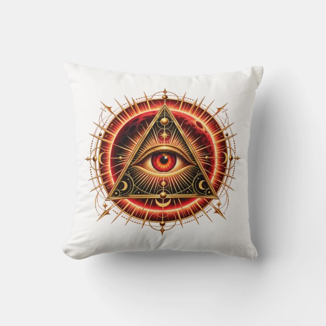 Solar Ember Eye Cushion (Front)