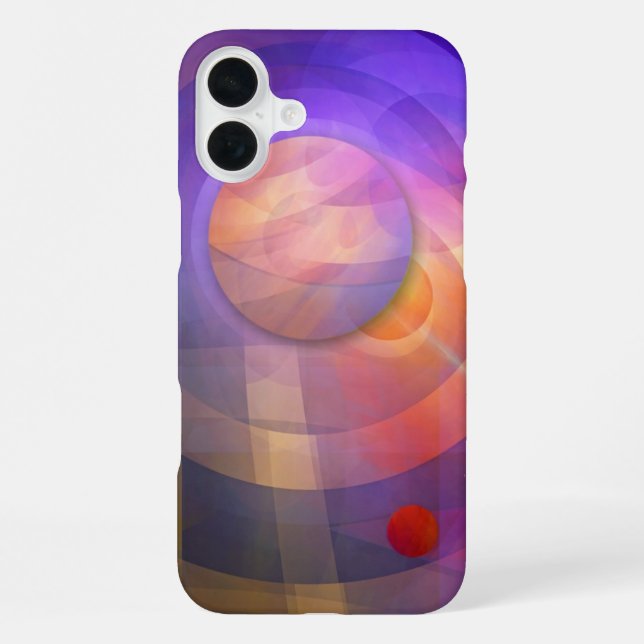 Solar energy, Artistic abstract iPhone Case (Back)
