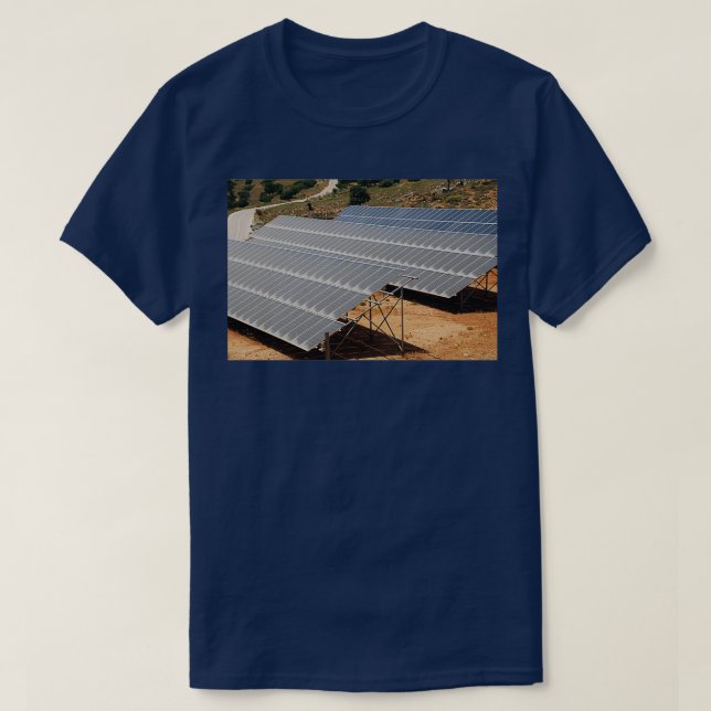 Solar energy bank Tilos island T-Shirt (Design Front)
