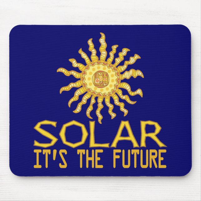 Solar Energy Future Mouse Pad (Front)