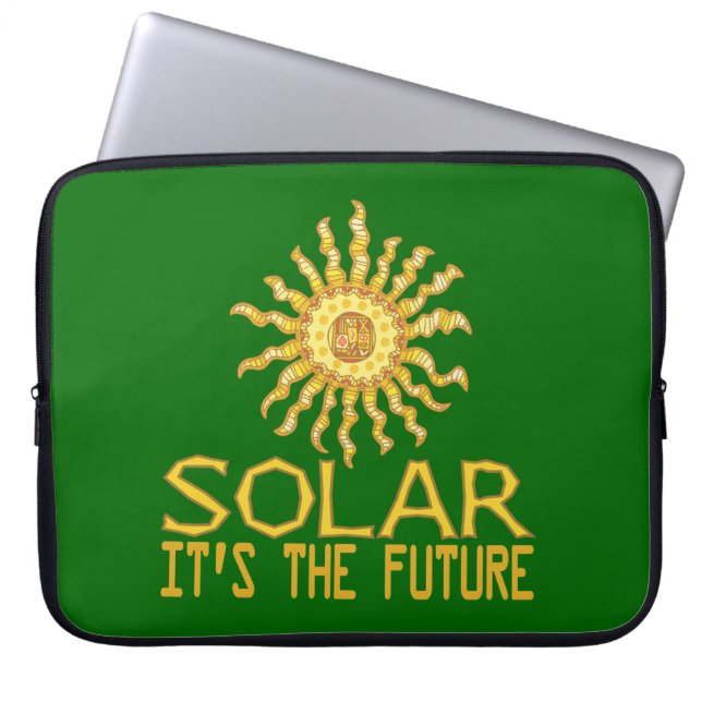 Solar Energy Laptop Sleeve (Front)