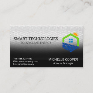 Solar Energy Logo   Clean Technology Business Card