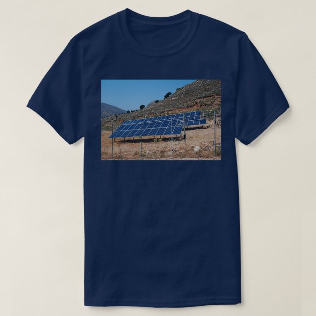Solar energy panels Tilos T-Shirt (Design Front)
