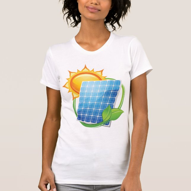 Solar Energy Power Womens T-Shirt (Front)