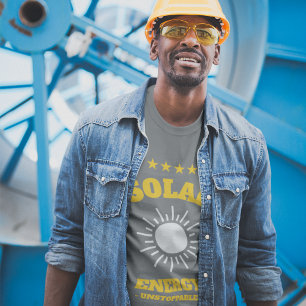 Solar Energy unstoppable - Erneuerbare Energie T-Shirt
