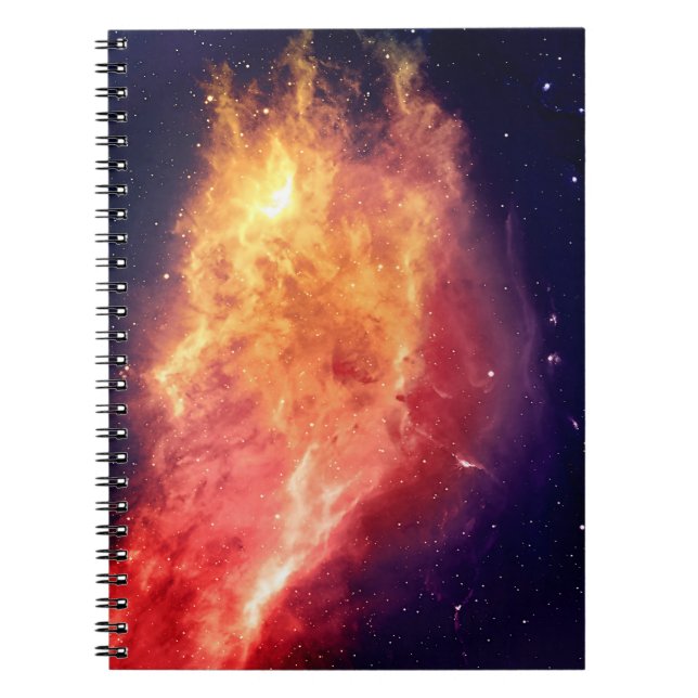 Solar Fire Across the Cosmos Notebook (Front)
