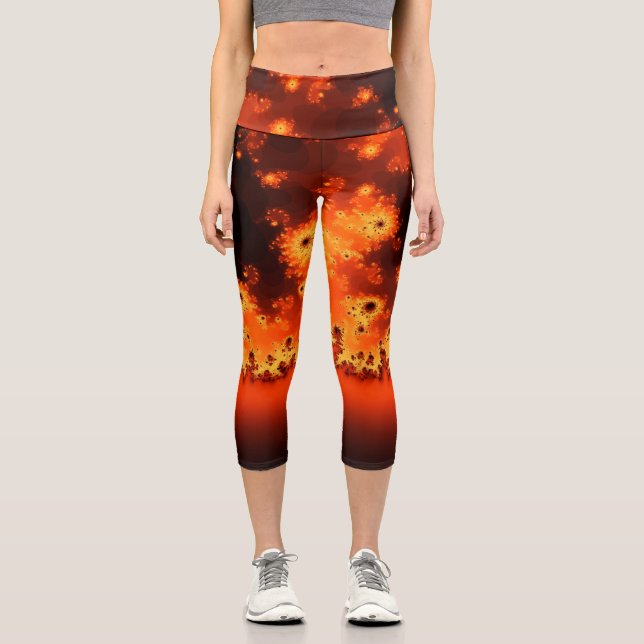 Solar Flare Fractal Capris (Front)