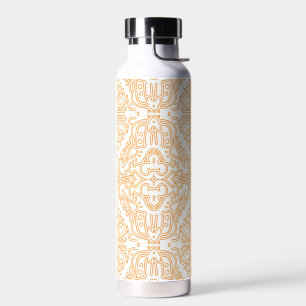 Solar Flare Gold Damask Phone / iPad case Water Bottle