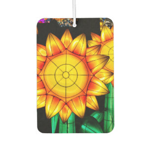 Solar Flare Sunflowers Car Air Freshener