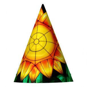 Solar Flare Sunflowers Party Hat
