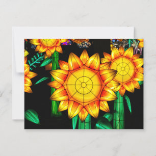Solar Flare Sunflowers  Postcard