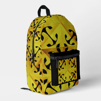 Solar Fragment abstract Geometric Printed Backpack