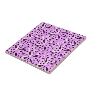 Solar Fragment abstract Geometric Tile