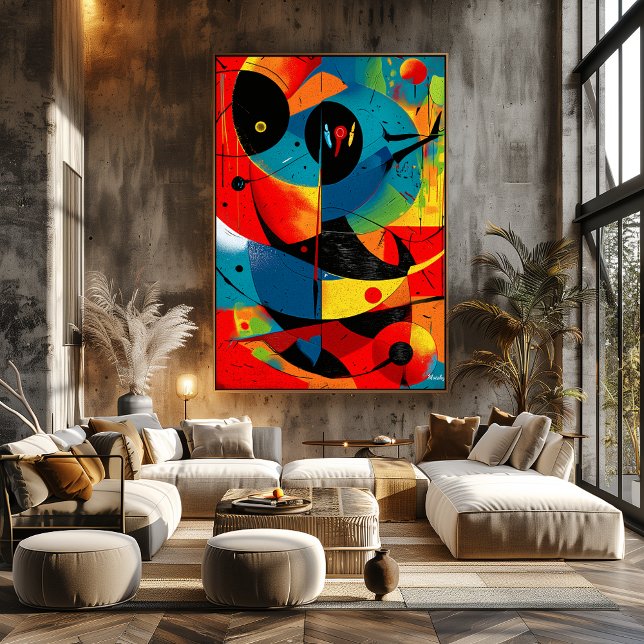 Solar Geometry II – Mid-Century Abstract Construct Poster (Creator Uploaded)