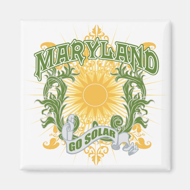 Solar Maryland Magnet (Front)