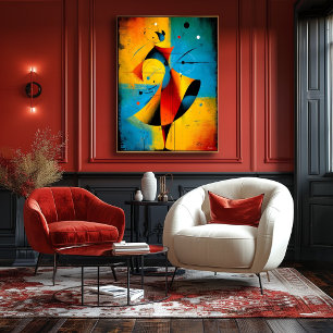 Solar Orbit – Modern Abstract Geometric Wall Art