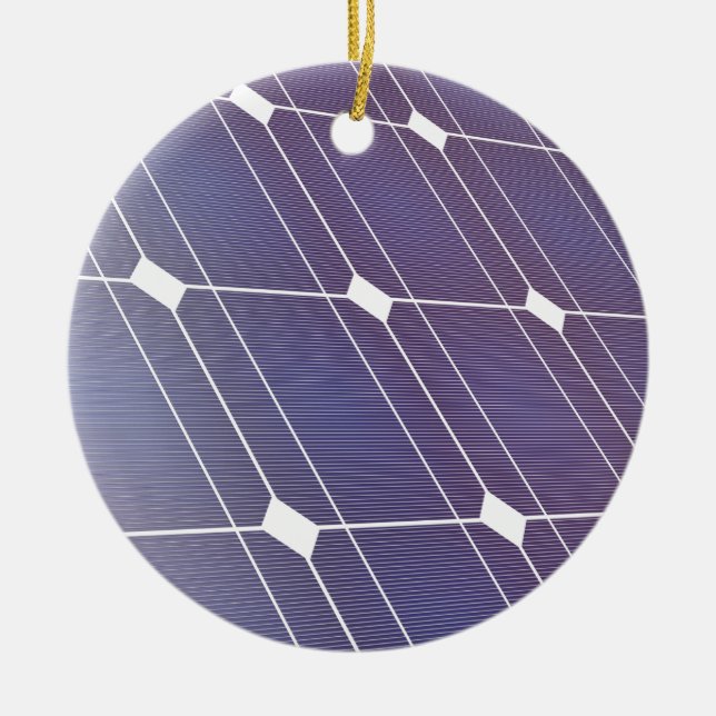 Solar panel ceramic tree decoration (Front)