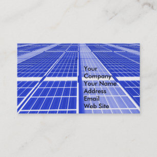 Solar Panel Installation Business Card