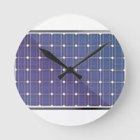 Solar panel on white