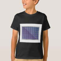 Solar panel on white
