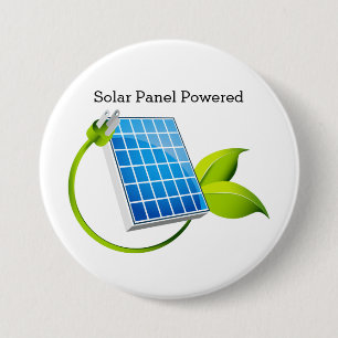 Solar Panel Powered Button
