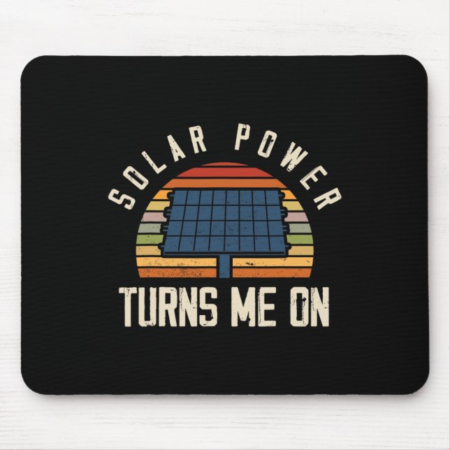 Solar Panel Solar Energy Solar Power  Mouse Pad (Front)